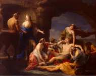 Batoni Pompeo Thetis Takes Achilles from the Centaur Chiron  - Hermitage